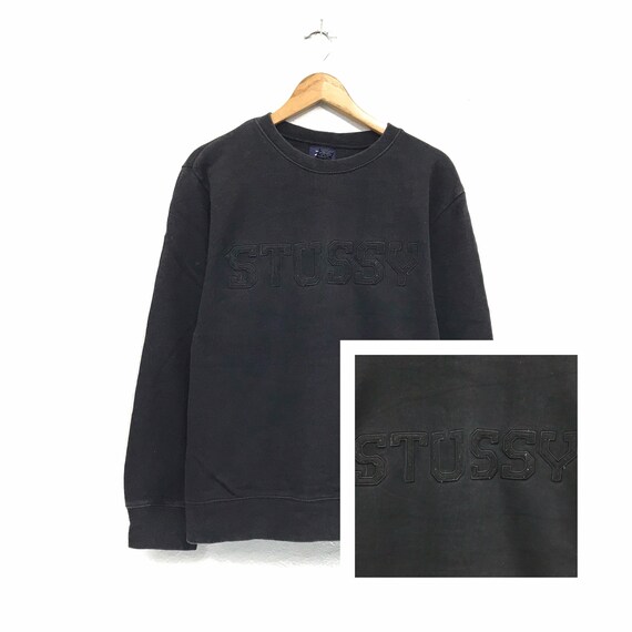 Rare!!! Vintage Stussy Sweatshirt Crewneck Biglogo