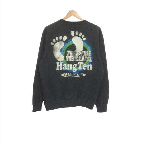 Rare!! Vintage Hang Ten Sweatshirt Crewneck Big Lo