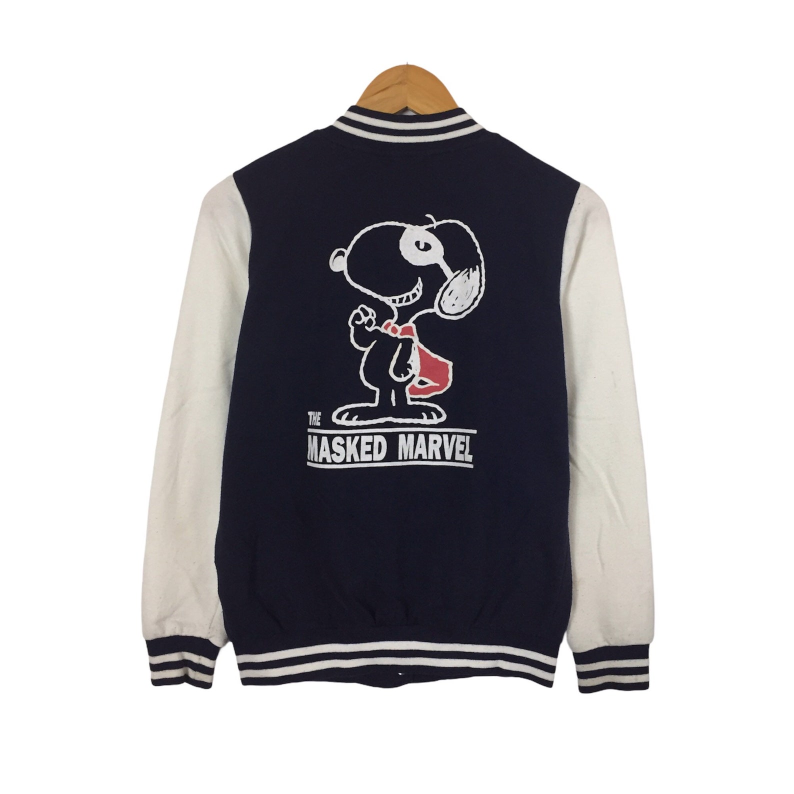 Rare Vintage Peanuts Snoopy Varsity Jacket Big Logo The Etsy