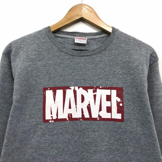 Rare! Vintage Marvel Crewneck Sweatshirt Biglogo S