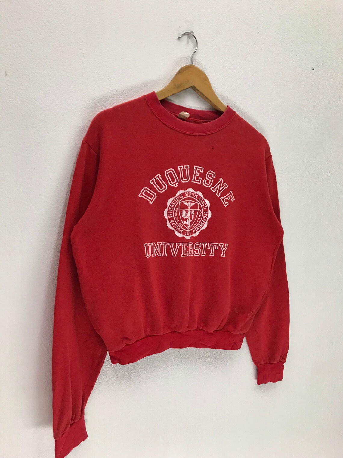 Vintage DUQUESNE University Sweatshirt Crewneck Big Logo | Etsy