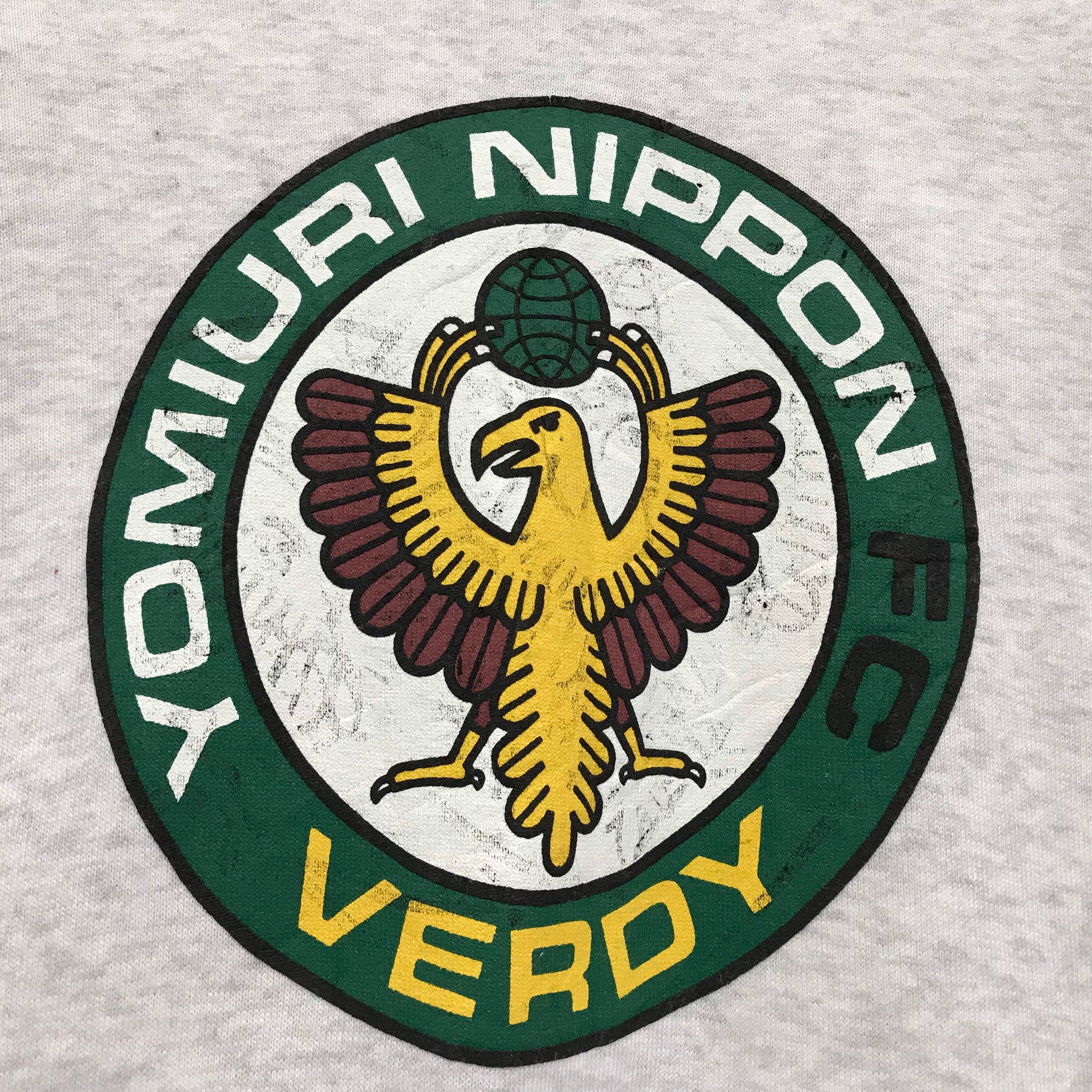RARE Vintage Tokyo Verdy Sweatshirt Biglogo Spellout Yomiuri | Etsy