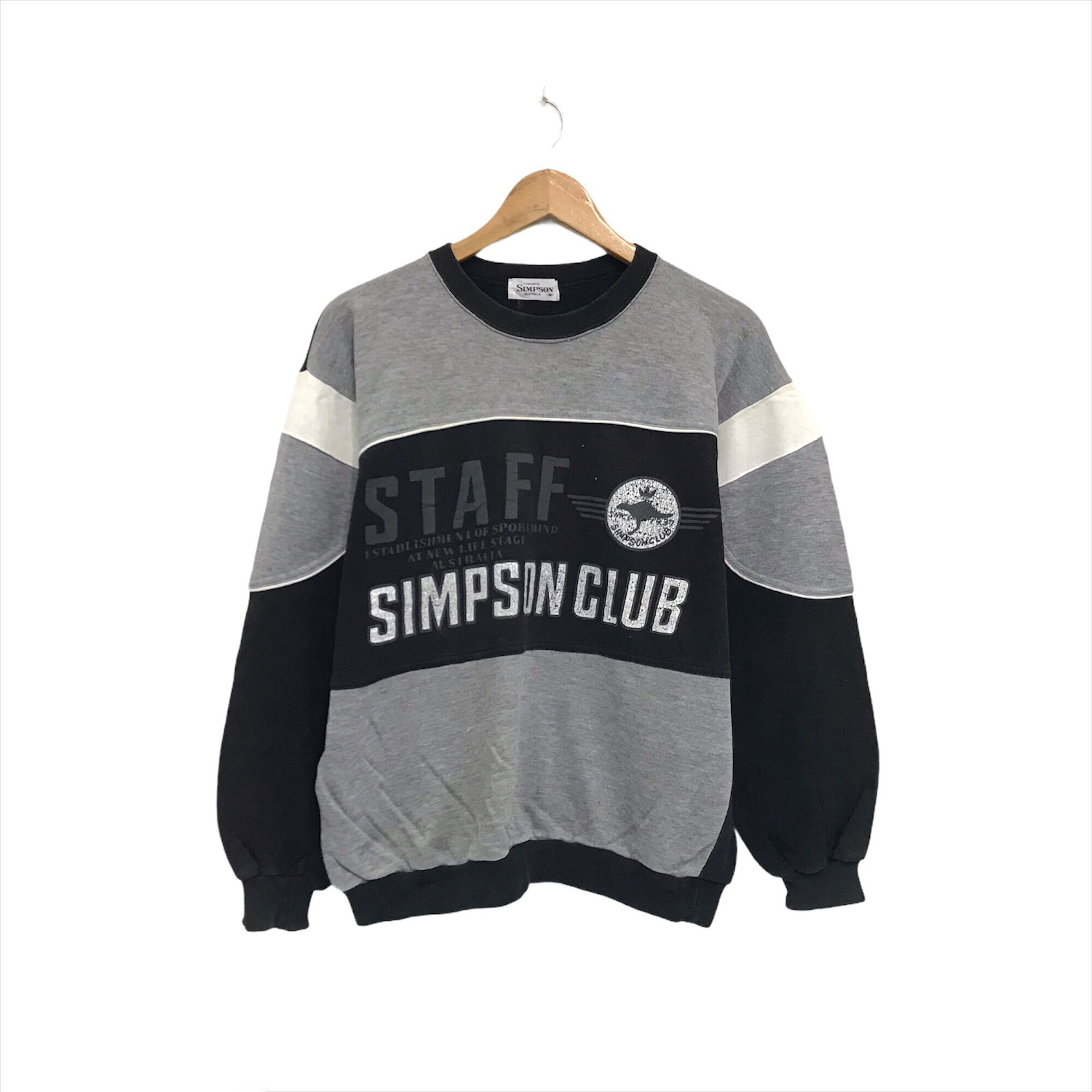 RARE Simpson Sweatshirt Crewneck Big Logo Spellout Simpson | Etsy