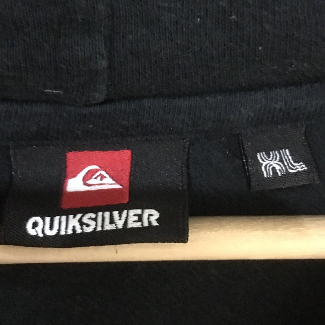 Rare Vintage Quiksilver Hoodie Sweatshirt Big Logo | Etsy