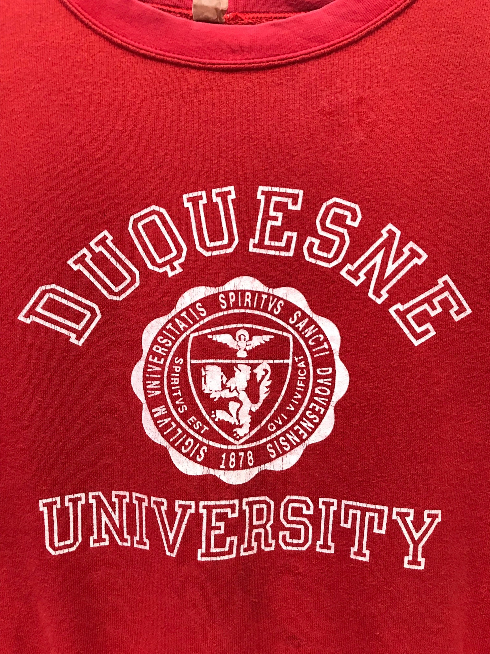 Vintage DUQUESNE University Sweatshirt Crewneck Big Logo | Etsy
