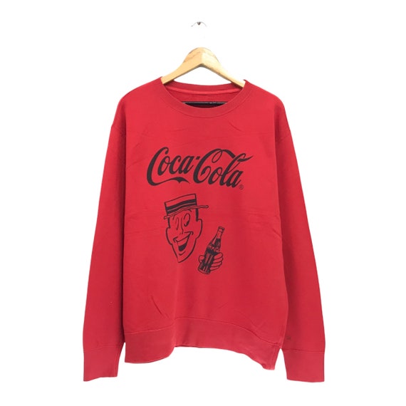 coca cola red sweatshirt