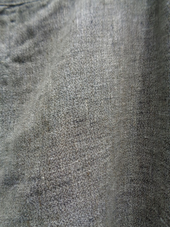 FLAX L Dusty Tweed Tabbed Trousers from 2001 Temp… - image 5