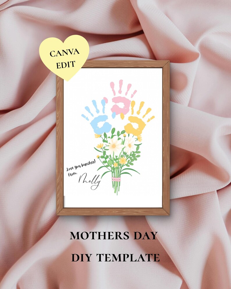 Mothers Day DIY Template - Canva Edit - Digital Download ONLY - Etsy