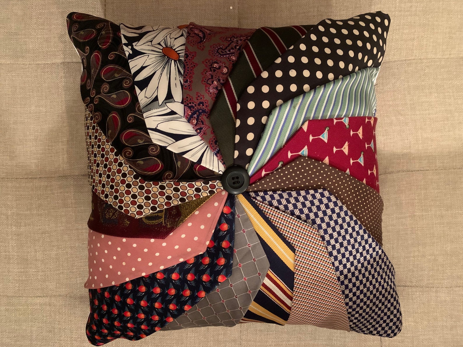 Handcrafted Memory pillows made from loved ones ties Etsy