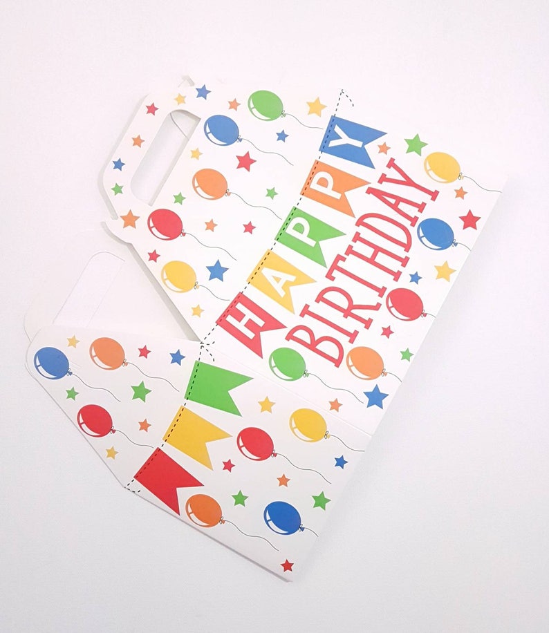 Party Supplies Birthday Gift Gable Boxes Favor Boxes Gift Boxes Happy Birthday Gable Boxes|| Birthday Gift Boxes Packaging Box