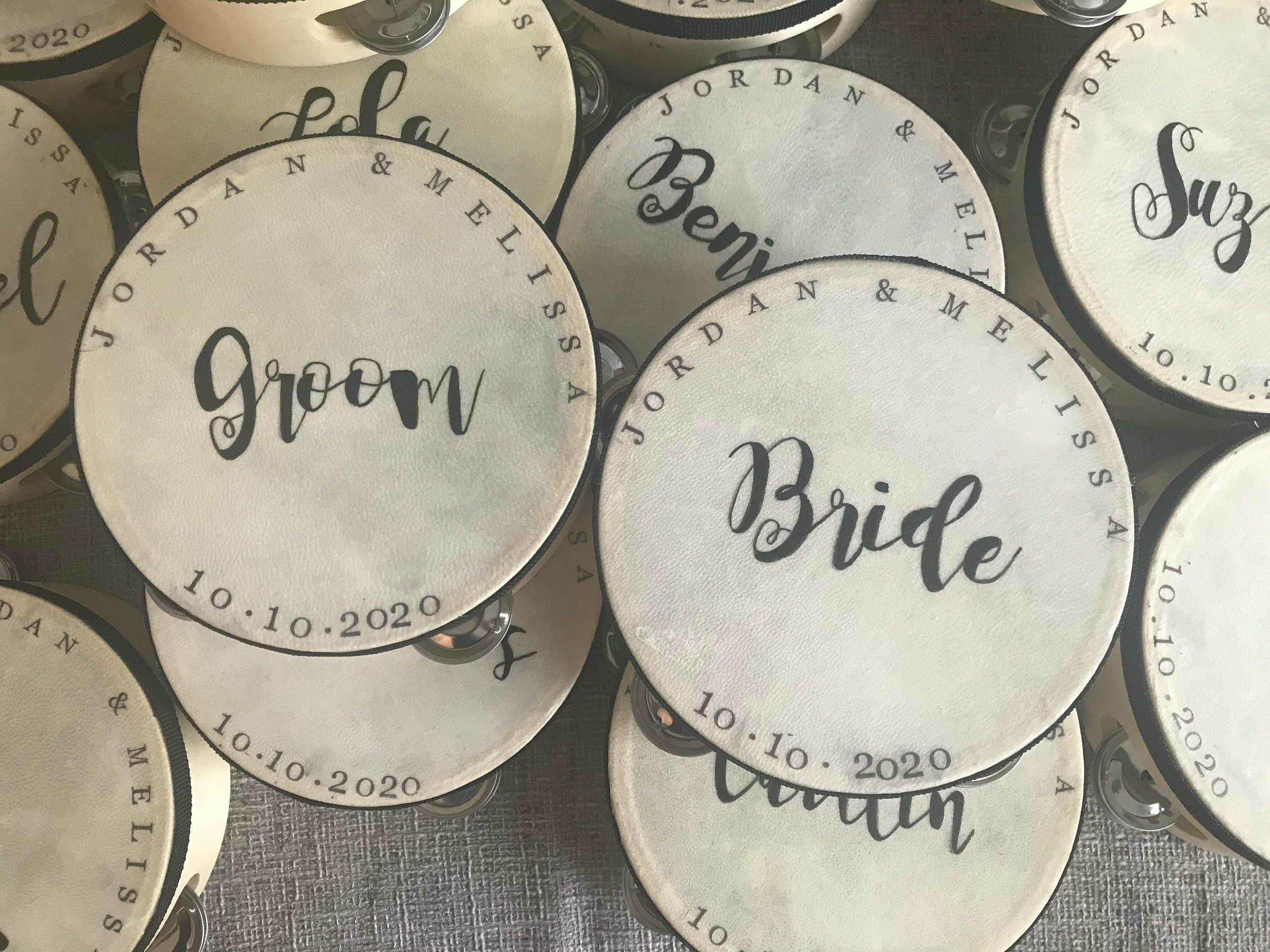Personalized Tambourines Etsy