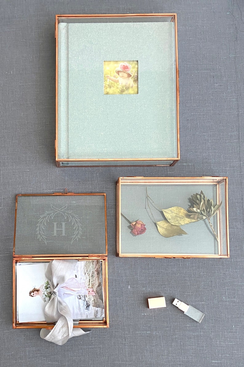 Personalized Photo Glass Box Engraved Image Box 4x6 5x7 - Etsy
