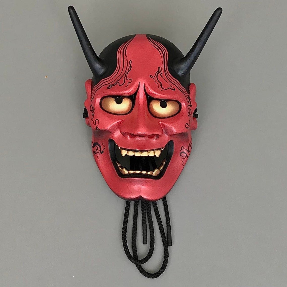 Japanese Traditional plaster Noh Mask Collection handmade Etsy