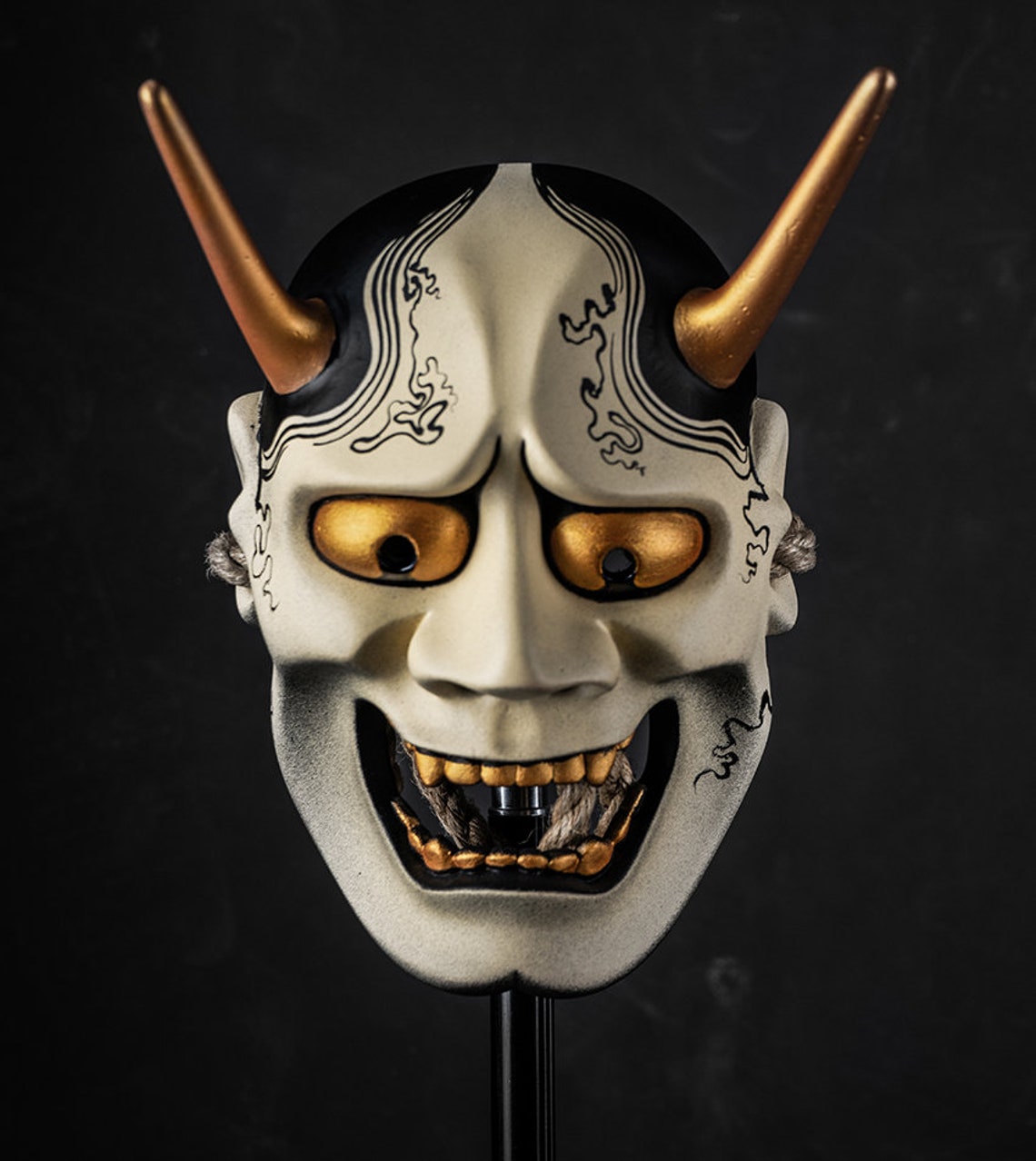 Japanese Traditional plaster Noh Mask Collection handmade Etsy