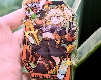 Zenless Zone Zero Agent Tag - Burnice, Nekomata - Etsy