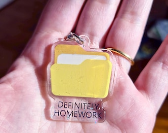 Nothing to see here Keychain