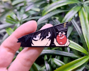 GAZE Anime Inspired Enamel Pins -Detective eyes