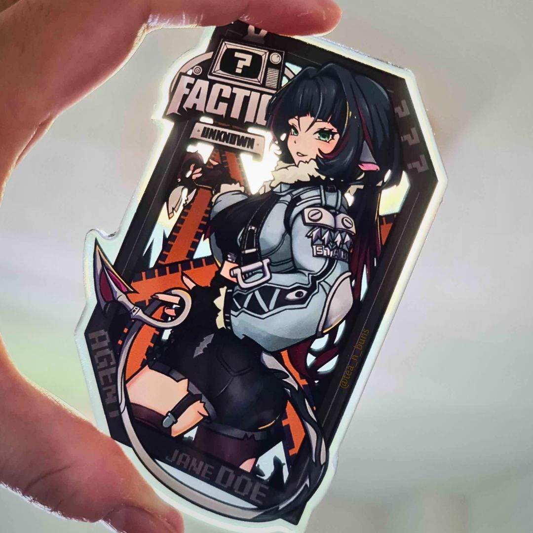 Zenless Zone Zero Agent Tag - Jane Doe - Etsy