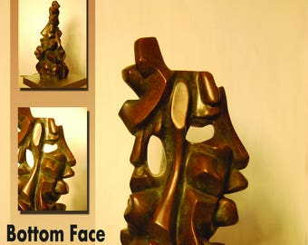 Bronze Sculptures | Butt face | 15kg Holyland klezmerim Old City zefat