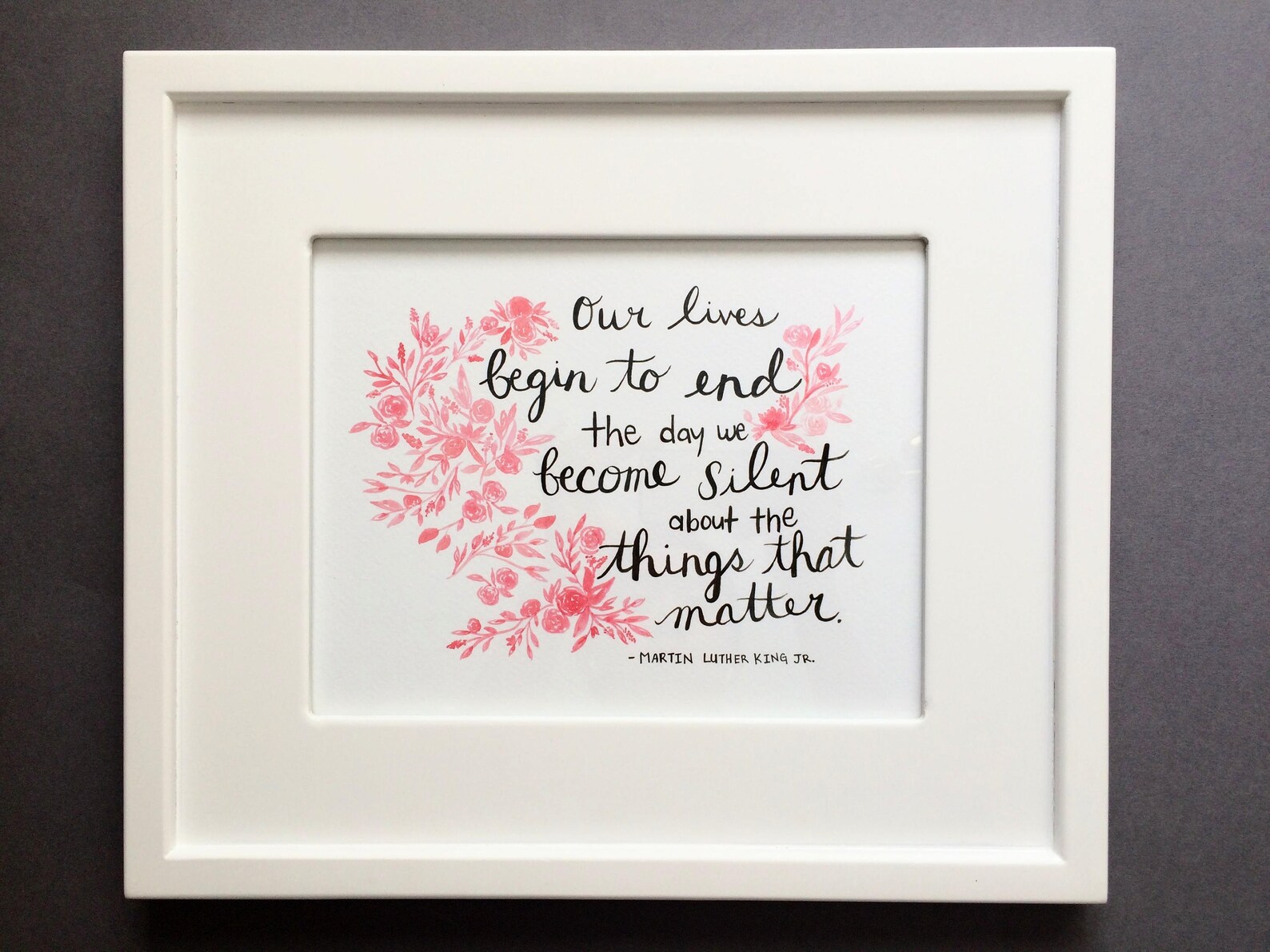 Martin Luther King Jr. Quote Print, Inspirational Wall Art, Social ...