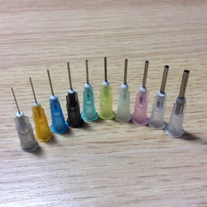 10pcs Blunt Tips | Replacement Tips | Luer Loc Tips for Glue Syringes, Henna Applicator & Glue Bottle