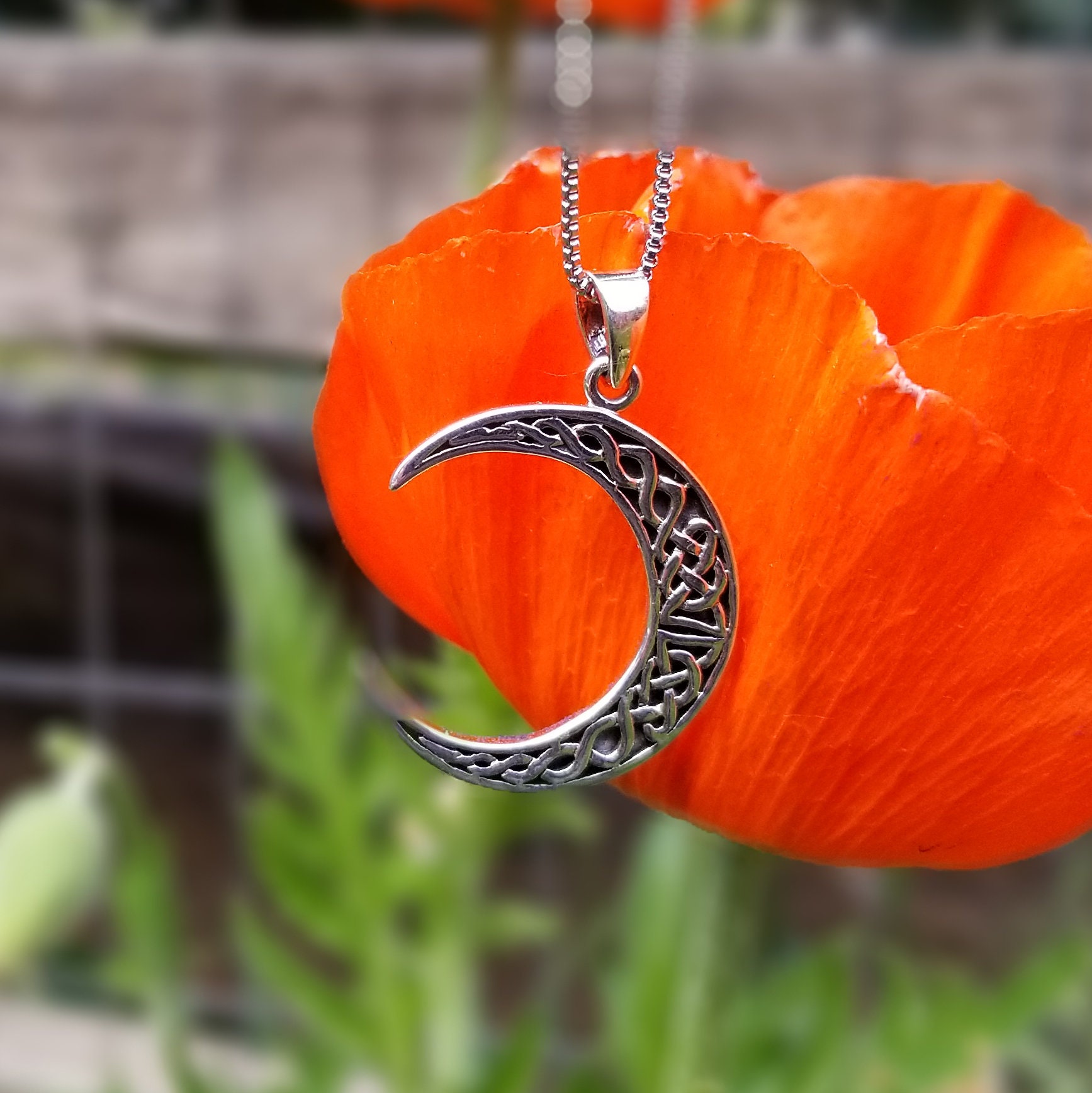 Collar Con Colgante De Diamante De Moissanita Real Para Mujer, Luna Creciente, Conejo, Plata De