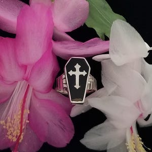 Schatulle Poison Ring aus Sterling Silber