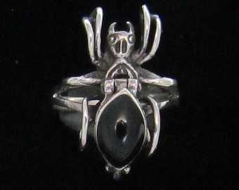 Sterling Silver Potion/Poison Spider Ring