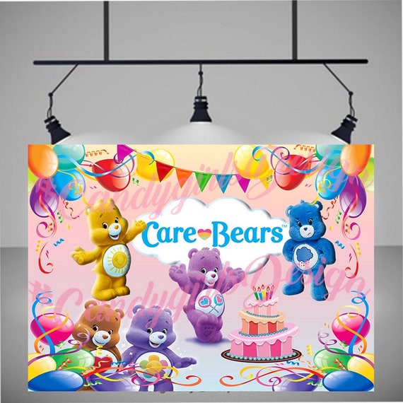 Care Bears Inspired Printable Party Backdrop Decorations Etsy