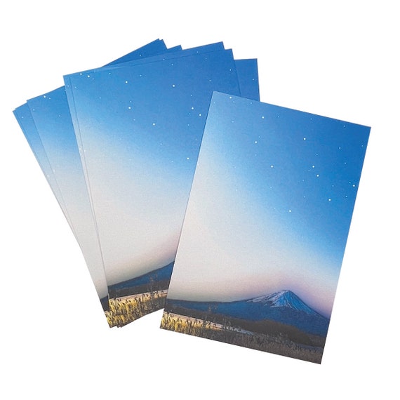 004: Mt. Fuji (fujisan) / Japanese Postcard ( Japanese Hagaki Size