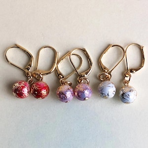 Gift! utopia kawaii Japanese wagara earrings 8mm wide