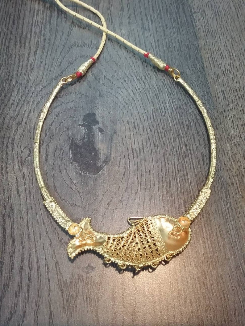 Ethnic Indian traditional gold plated padmavat neckline choker necklace set