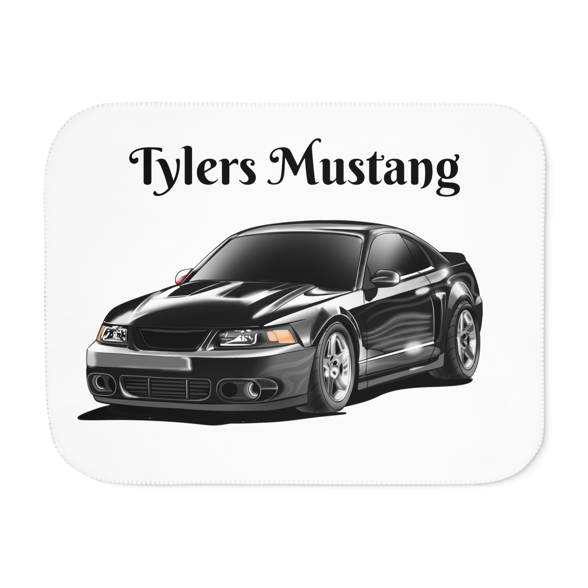 Buy Personalized Custom Printed Blanket Shelby Cobra Mustang Baby