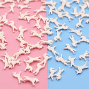 500g White Unicorn Polymer Clay Sprinkles Fimo Slices for DIY Crafts Making Slime Filling Nail Decoden Resin Fillers image 1