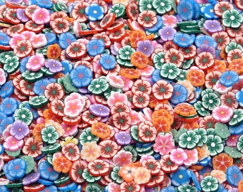 5mm Flower Polymer Clay Slices SPRT32