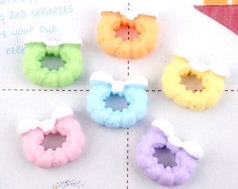 Donuts Resin Charms cabochons Ornament or Scrapbook DIY Crafts RCA504