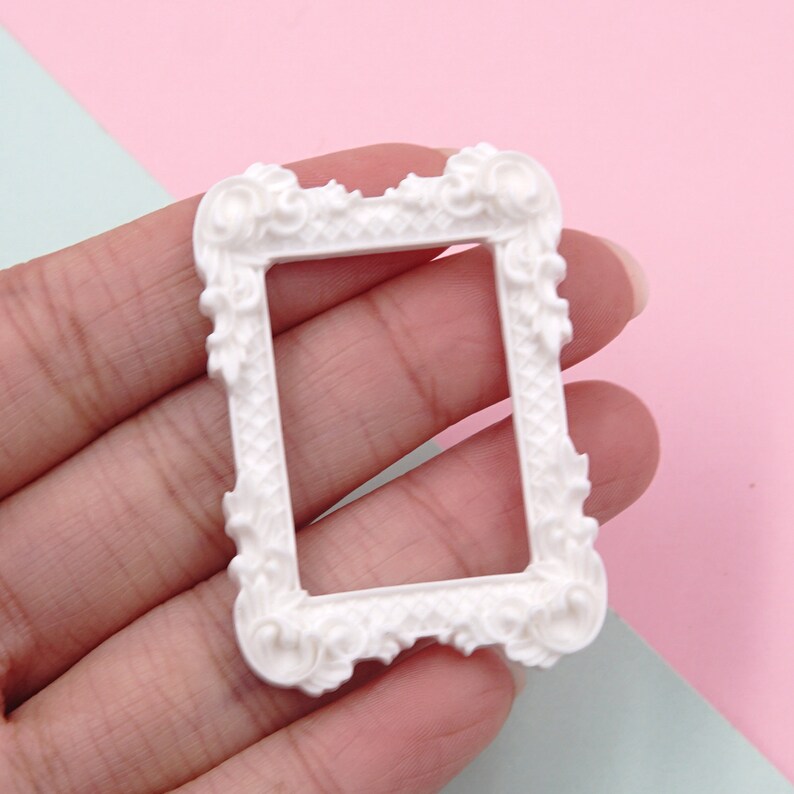 Exquisite Small Photo frame Resin Slime Charms cabochons Ornament or Scrapbook DIY Crafts H0013