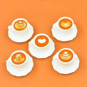 Coffee Cup Resin Charms cabochons Ornament or Scrapbook DIY Crafts RCA108