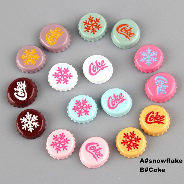 Bottle Cap Resin Charms cabochons Ornament or Scrapbook DIY Crafts RCA246