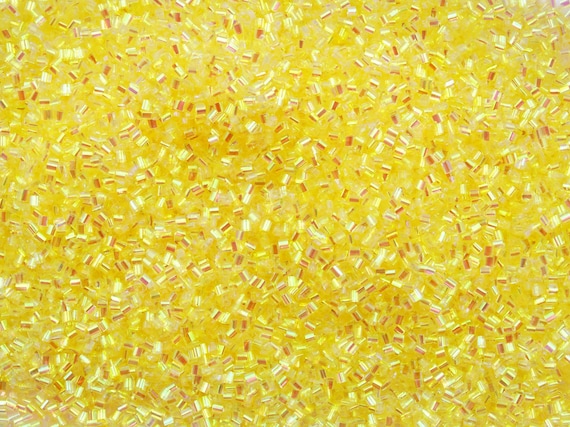 Yellow Iridescent Crispy Bingsu Beads ST153-5