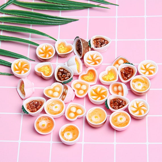 Resin food charms deals