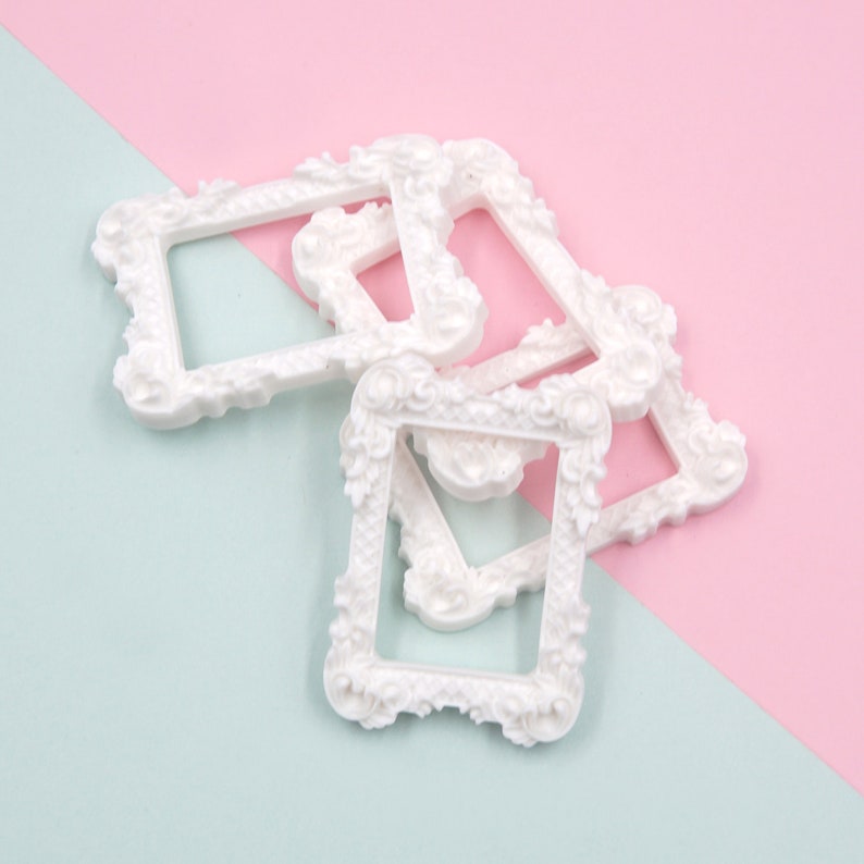 Exquisite Small Photo frame Resin Slime Charms cabochons Ornament or Scrapbook DIY Crafts H0013