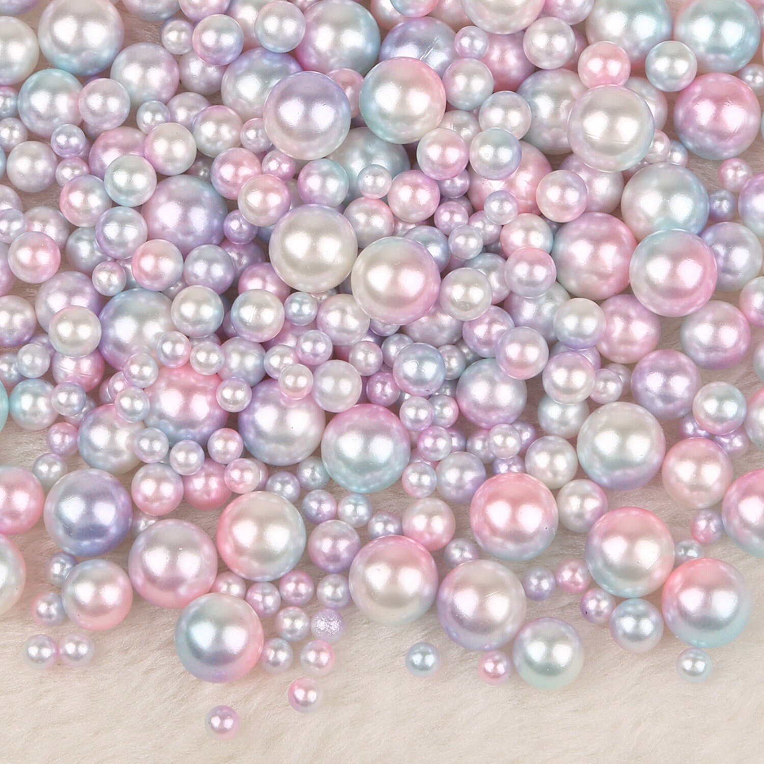 3-10mm Multi size Gradient Mermaid Pearls Round Beads For DIY Craft  Scrapbook Decoration 4