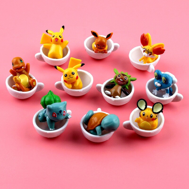 10 Pieces Pokemon Dollhouse Micro Landscape or DIY Keychain Etsy