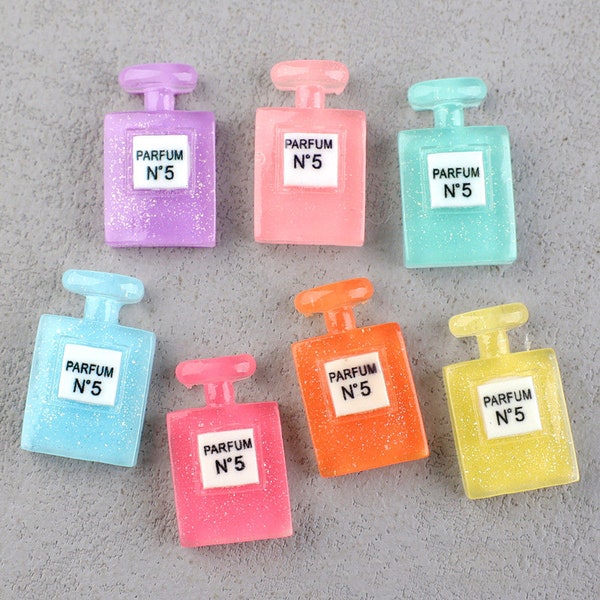 Perfume Bottle Resin Charms cabochons Ornament or Scrapbook DIY Crafts RCA039