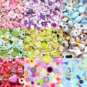 Playfood Mixed Grab Bag Resin Slime Charms Cabochons Ornament or