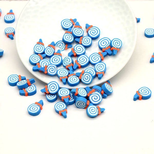 500g Blue lollipop  Polymer Clay Fimo Slices Sprinkles for DIY Crafts Making Slime Filling Nail Decoden Resin Fillers