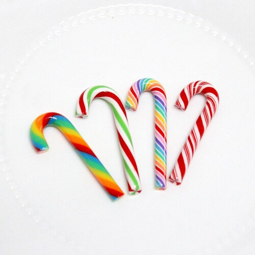 Rainbow Candy Polymer Clay Cane RCA723 Etsy