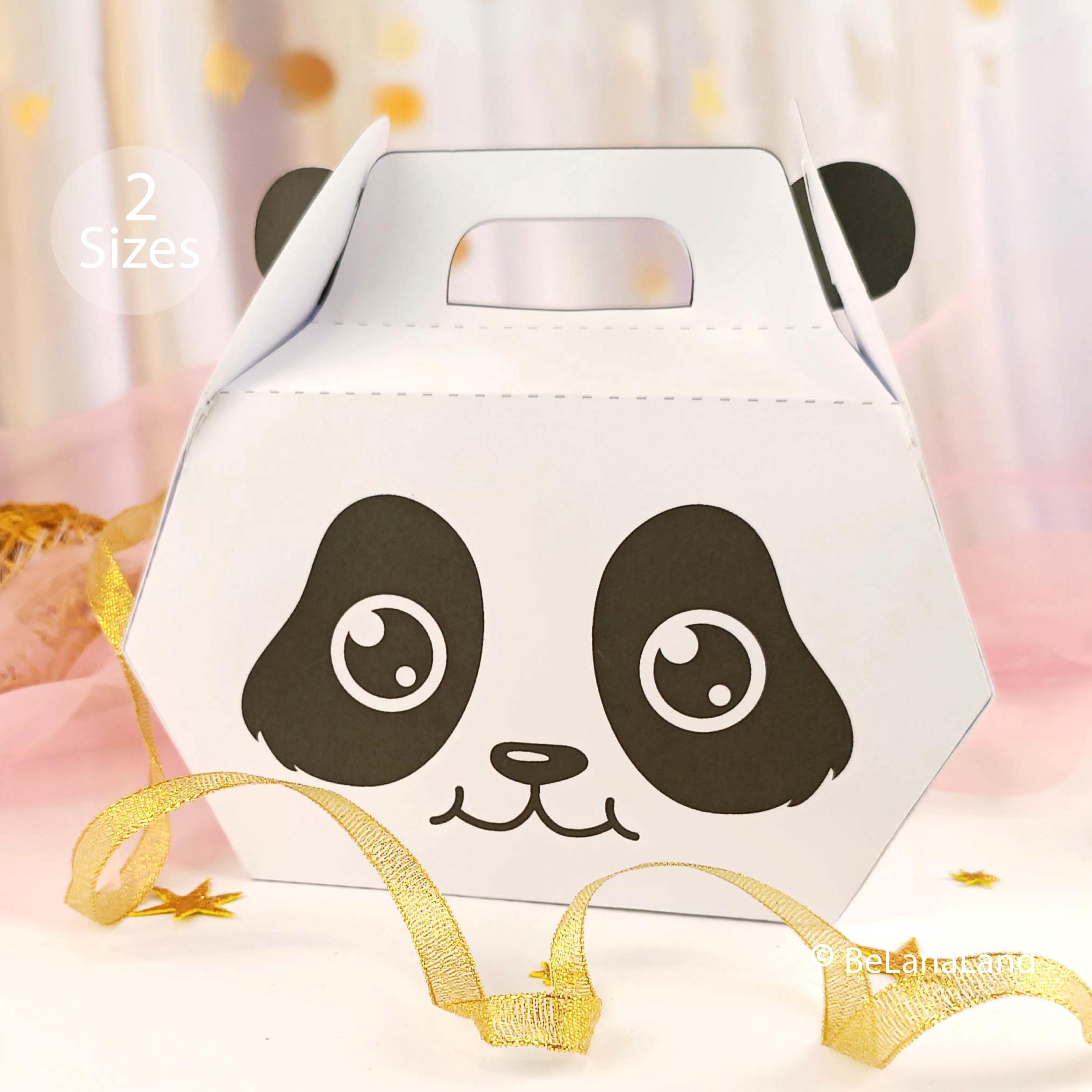 31 Cute and Easy Panda Crafts for Kids They Are Sure to Love 5 Panda Party Favors Birthday Gable Gift Goody Box, Baby Shower Candy…