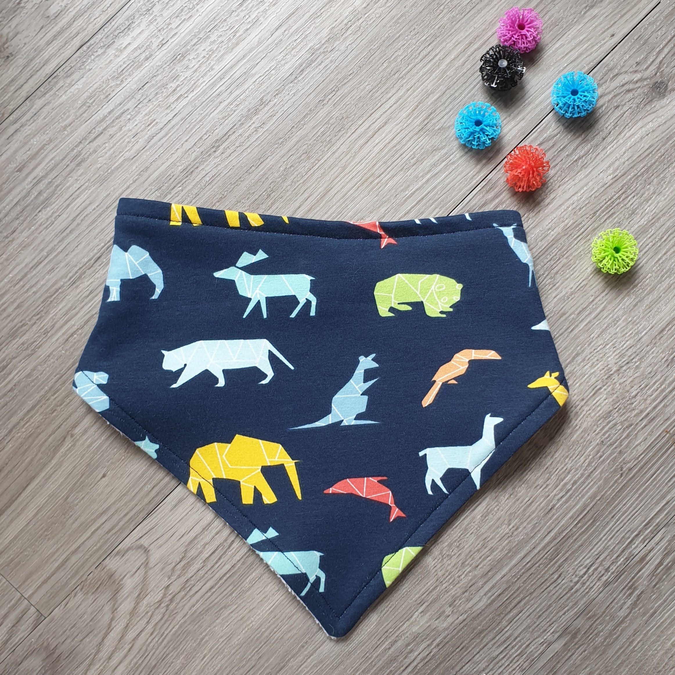 navy dribble bibs